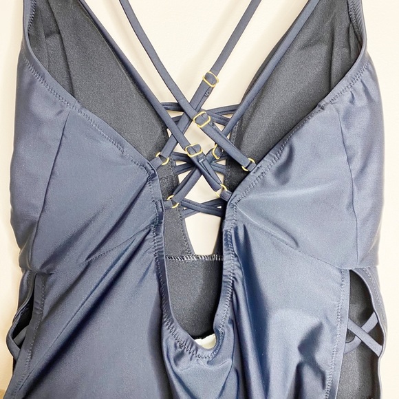 {Jessica Simpson} flirty cutout one-piece swimsuit - Picture 12 of 13